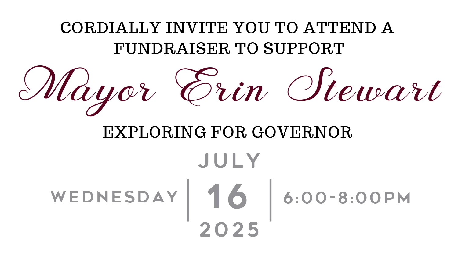 Mayor Erin Stewart